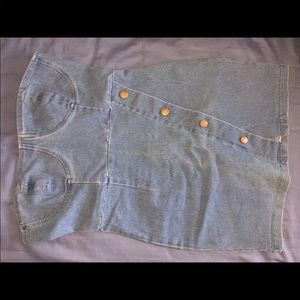 Strapless Denim Dreas